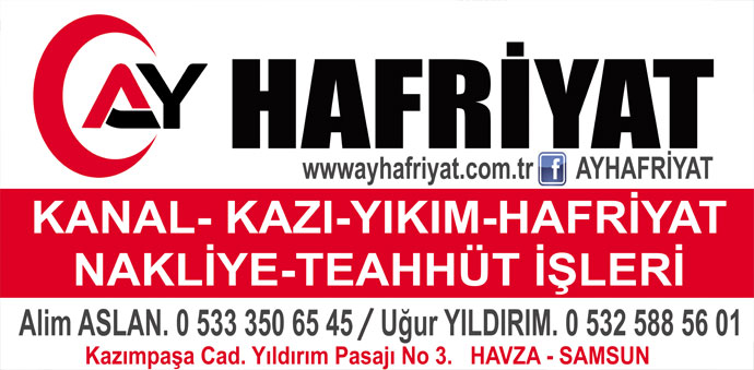 Havza Ay Hafriyat | Hafriyat, İnşaat, Kazı İşleri, Hafriyat ağır iş makinaları hizmetleri